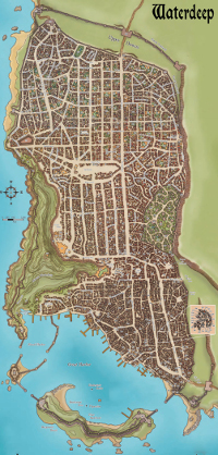 Map of Waterdeep